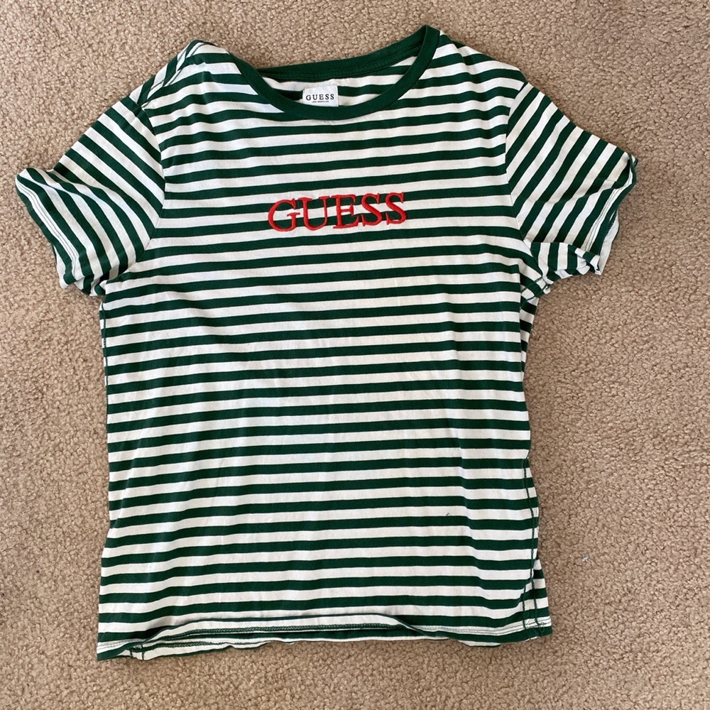 Guess striped tee shirt
